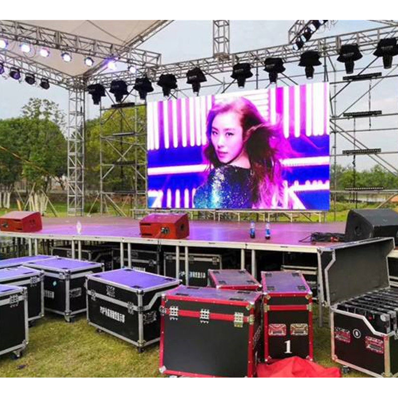 P2.604mm LED Wall On Hire 무대 공연용 갱신 속도 3840HZ
