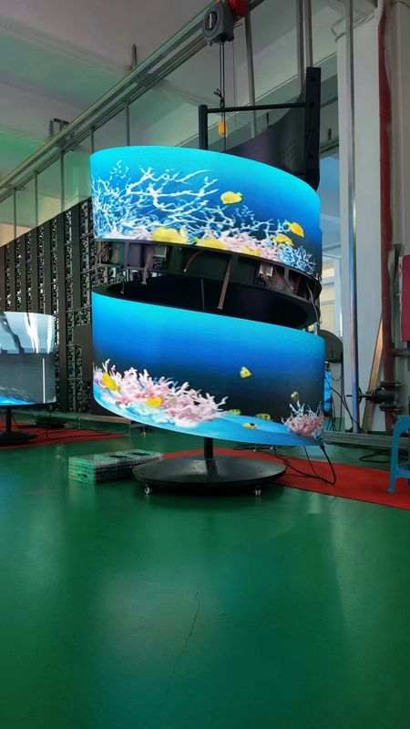 3840HZ 곡선 콘서트 비디오 벽, SMD1515 LED 스크린