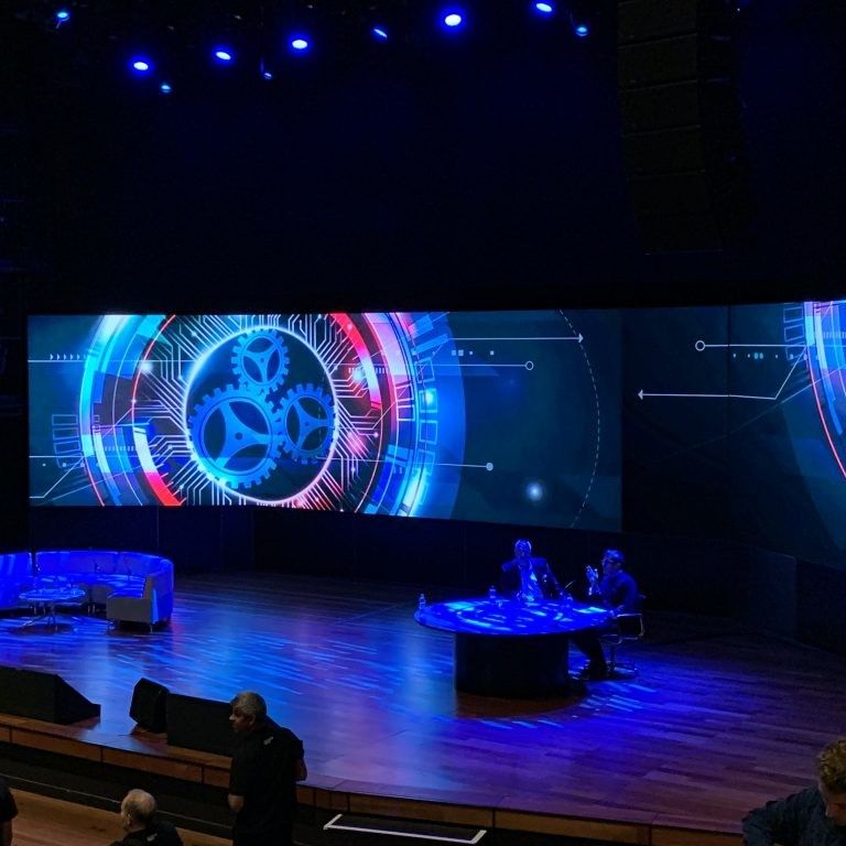 ROHS 안정적인 LED 벽 무대 배경, 결혼식용 실용적인 LED 스크린