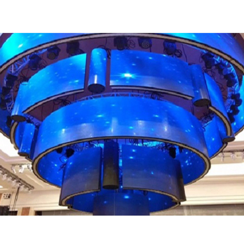 SMD 실내 콘서트 LED 스크린 P4.81 대형 풀 컬러 유연성